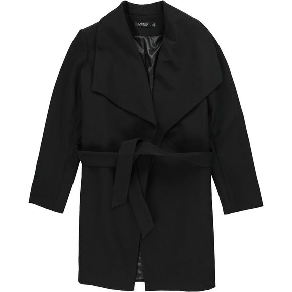 Ralph Lauren Womens Belted Solid Crepe Jacket NWT